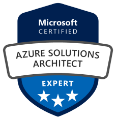 Skírteini - Microsoft Certified Azure Solutions Architect Expert